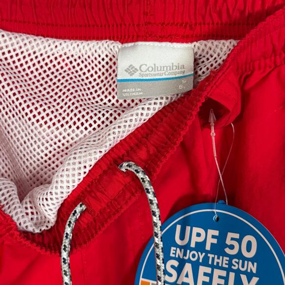 Columbia Men's 6" Back Cast III Upf 50 Water Short red spark, Small - Picture 7 of 7